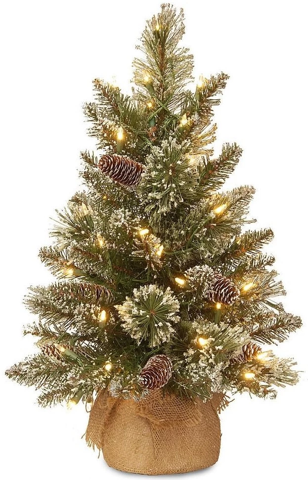 2' Battery Operated LED Crystal Elegance Pre-Lit Tree 3 2' Battery Operated LED Crystal Elegance Pre-Lit Tree