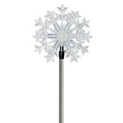 Solar Powered Motion LED Snowflake Garden Lights -Outdoor Garden Living 162623 5