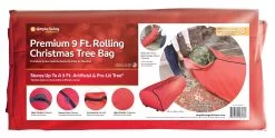 9' Artificial Christmas Tree Rolling Storage Bag -Outdoor Garden Living 182109