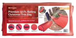 Premium Rolling Christmas Tree Storage Bag For Trees Up To 12ft -Outdoor Garden Living 182112