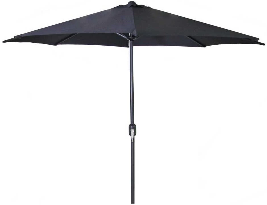 7.5' Market Black Frame Black Canopy Umbrella 3 7.5' Market Black Frame Black Canopy Umbrella