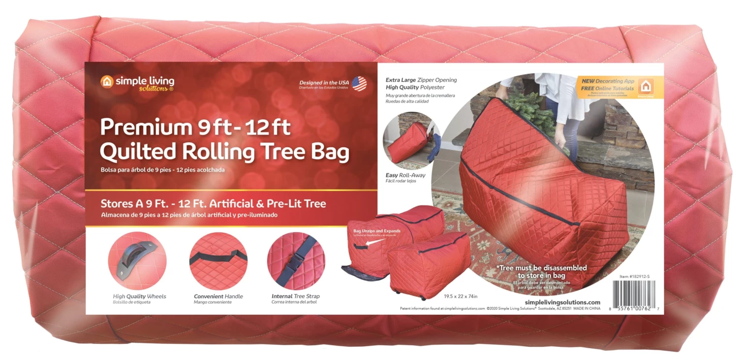 Premium 9' X 12' Quilted Expandable Rolling Tree Bag 5 Premium 9' X 12' Quilted Expandable Rolling Tree Bag - Image 3