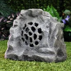 Solar Powered Bluetooth Enabled Waterproof Rock Speaker