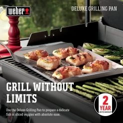 Weber Rectangle Grill Pan 6435 -Outdoor Garden Living 186308 2