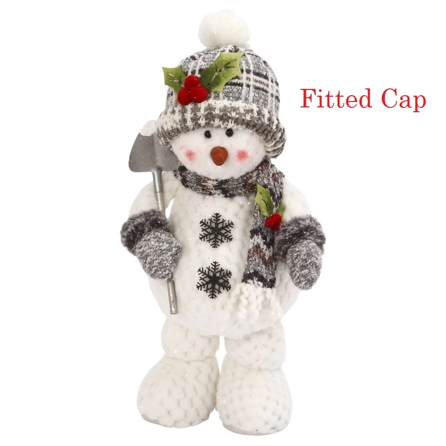16" Plush Standing Snowman Decorative Figurines 5 16" Plush Standing Snowman Decorative Figurines - Image 3