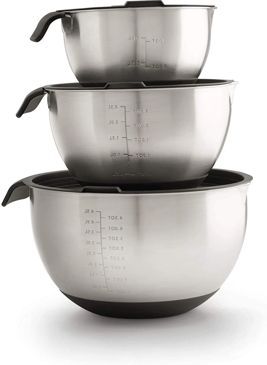 Napoleon 3 Piece Marinating Bowl Set 3 Napoleon 3 Piece Marinating Bowl Set