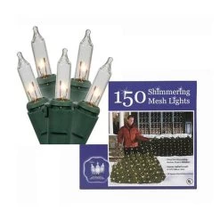 150 Shimmering Net-Style Mesh Christmas Lights -Outdoor Garden Living 21900c4289a981c67fc70dc20a1ca629