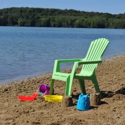 Kids Resin Stacking Adirondack Chairs -Outdoor Garden Living 224543 10