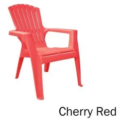Kids Resin Stacking Adirondack Chairs -Outdoor Garden Living 224543 4