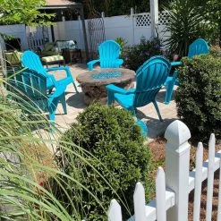 Kids Resin Stacking Adirondack Chairs -Outdoor Garden Living 224543 7