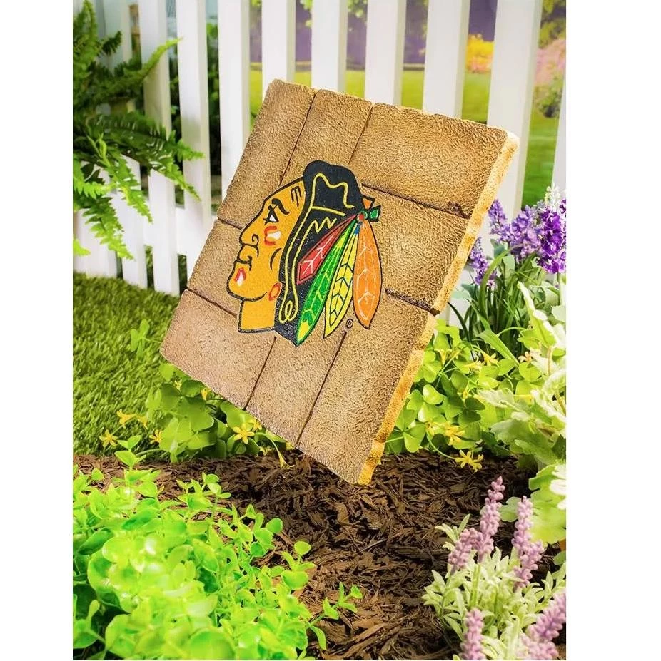 Team Sports America Chicago Blackhawks Decorative Garden Stepping Stone 5 Team Sports America Chicago Blackhawks Decorative Garden Stepping Stone - Image 3