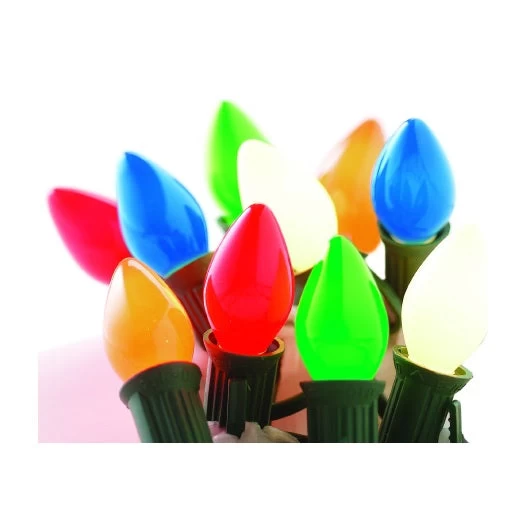 Set Of 25 Ceramic C7 Multi-Colored Christmas Lights 7 Set Of 25 Ceramic C7 Multi-Colored Christmas Lights - Image 5
