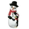 31" Snowman With Penguin Blow Molded Christmas Decoration -Outdoor Garden Living 249775 2
