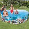 Intex 8' X 16" Deep Blue Sea Plastic Snapset Kiddie Pool -Outdoor Garden Living 250429