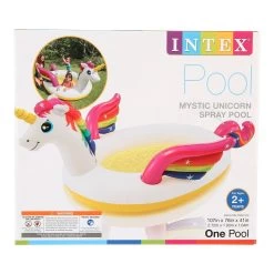 Intex Mystic Unicorn Inflatable Spray Pool -Outdoor Garden Living 250443