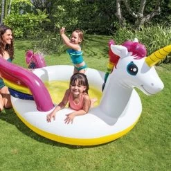 Intex Mystic Unicorn Inflatable Spray Pool -Outdoor Garden Living 250443 4