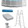 Intex 15' X 48" Prism Frame™ Swimming Pool Set