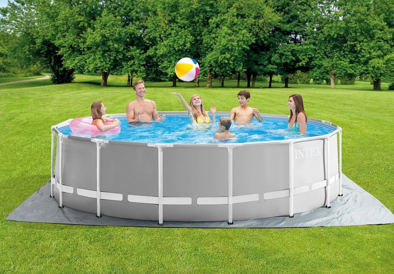 Intex 15' X 48" Prism Frame™ Swimming Pool Set 4 Intex 15' X 48" Prism Frame™ Swimming Pool Set - Image 2
