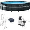 Intex 18' X 52" Ultra XTR™ Frame Pool Set With Sand Filter Pump -Outdoor Garden Living 250641
