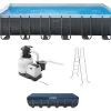 Intex 24' X 12' X 52" Ultra XTR Rectangular Frame Pool Set With Sand Filter Pump -Outdoor Garden Living 250665 6
