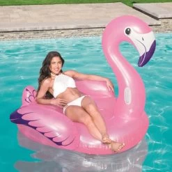 BWT H20GO! Luxury Flamingo Inflatable Ride-On Pool Float -Outdoor Garden Living 252553 6