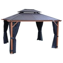 Cambridge Nutmeg Hard Top Gazebos 15 Cambridge Nutmeg Hard Top Gazebos -Outdoor Garden Living 253062 2
