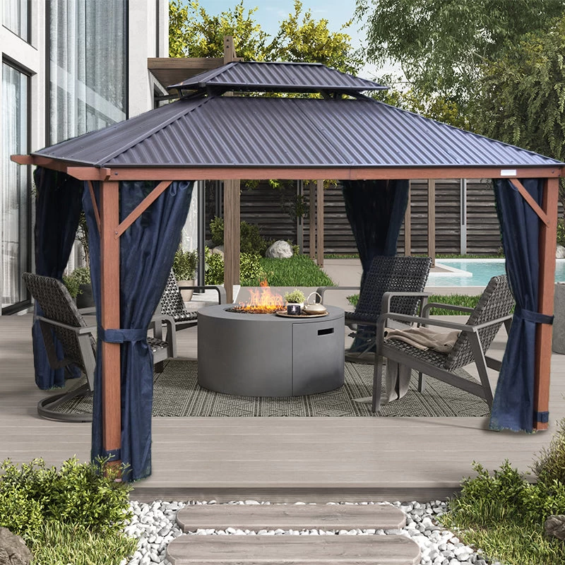Cambridge Nutmeg Hard Top Gazebos 3 Cambridge Nutmeg Hard Top Gazebos
