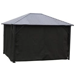 Black Curtains For Cambridge Hard Top Gazebos