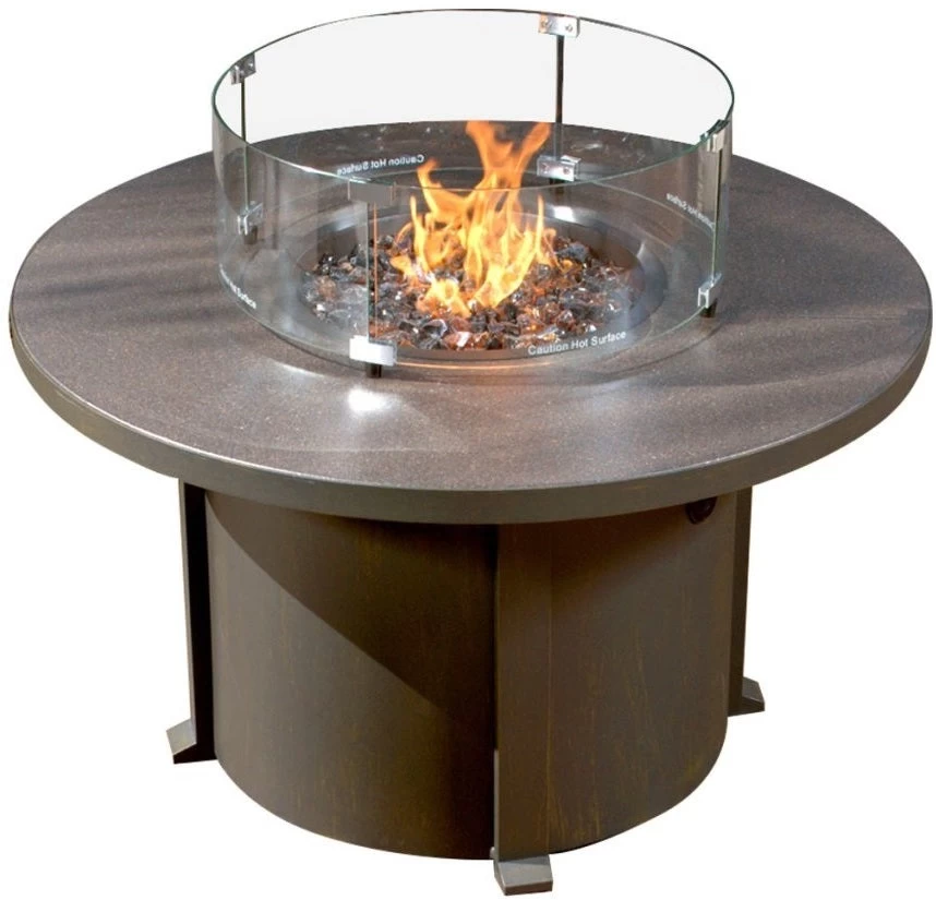 42" Round Aluminum Fire Pit Table 3 42" Round Aluminum Fire Pit Table