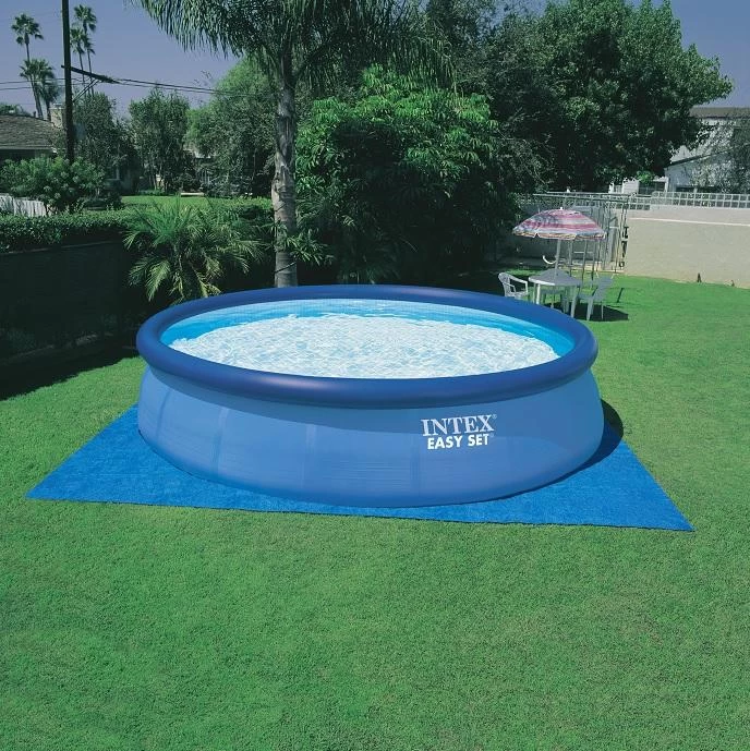 Intex 15' X 42" Easy Set Round Swimming Pool Complete Set 8 Intex 15' X 42" Easy Set Round Swimming Pool Complete Set - Image 6