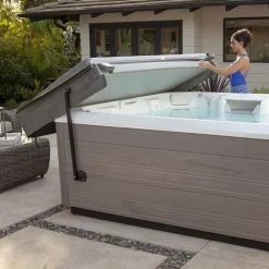 Hot Spring Cover Cradle II Retractable Cover System -Outdoor Garden Living 292969bcea452ec7c6184d1f721b290f