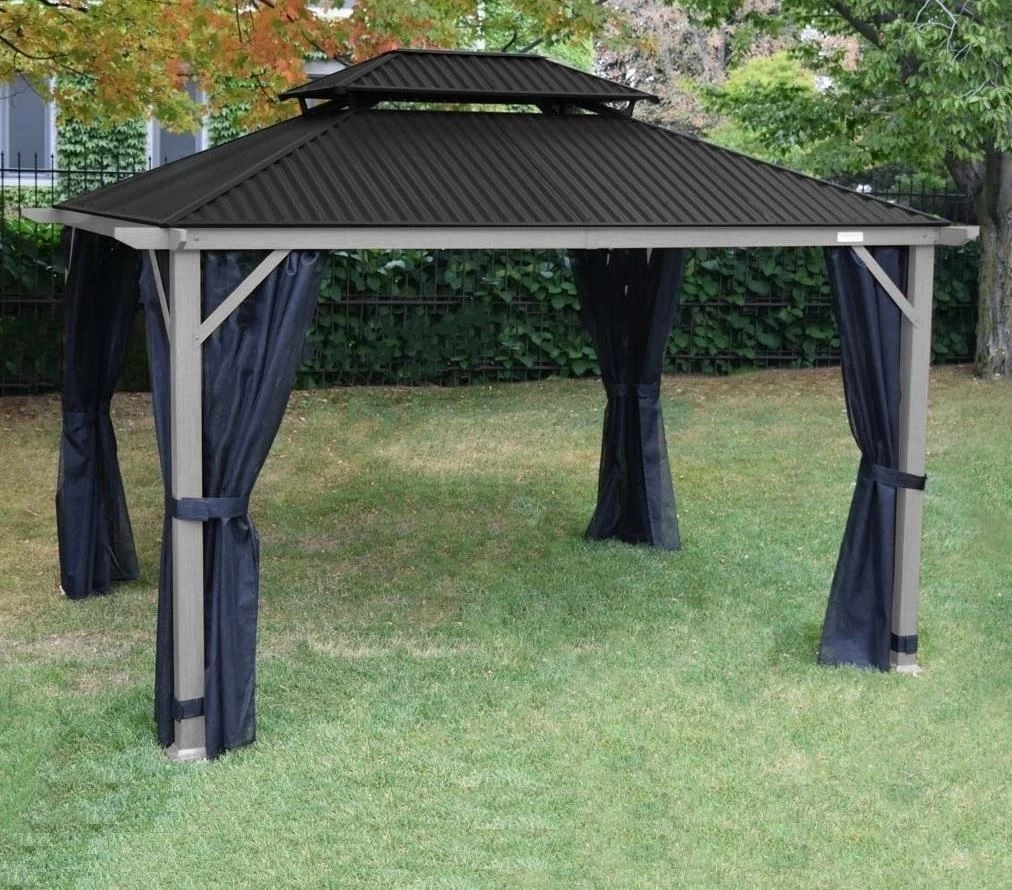 Cambridge Barnwood Hard Top Gazebos 4 Cambridge Barnwood Hard Top Gazebos - Image 2