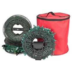 TreeKeeper Santa's Bags Install 'N Store Light Storage Bag With Reels 12 TreeKeeper Santa's Bags Install 'N Store Light Storage Bag With Reels -Outdoor Garden Living 33621e1b62172b73bbb475c7068a3070