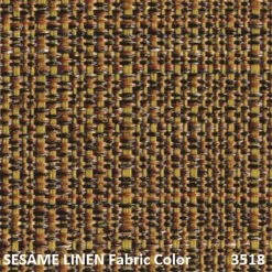 10' Square Cantilever Umbrella In A Bronze Frame With A Sesame Linen Canopy With Base -Outdoor Garden Living 3518 Sesame Linen