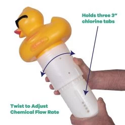 Mid-Size Derby Duck Floating Chlorine Dispenser 4003 8 Mid-Size Derby Duck Floating Chlorine Dispenser 4003 -Outdoor Garden Living 397430a176e59b32fa6163c3ca17b37f