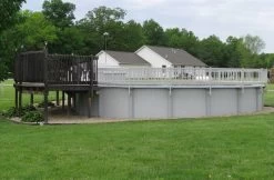 24" Premium Resin Pool Fence System Base Kits 22 24" Premium Resin Pool Fence System Base Kits -Outdoor Garden Living 442923 4