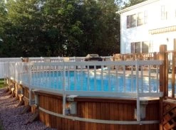 24" Premium Resin Pool Fence System Base Kits 23 24" Premium Resin Pool Fence System Base Kits -Outdoor Garden Living 442923 6