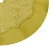 48" Glittery Gold Satin Christmas Tree Skirt With Sequins And Velvet Border -Outdoor Garden Living 453b3a91ff146f5e68d25fe07163ef9c
