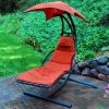 Orange Cloud 9 Hanging Chaise Lounger 2 Orange Cloud 9 Hanging Chaise Lounger -Outdoor Garden Living 4717