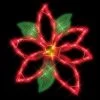 Lighted Poinsettia Window Silhouette 2 Lighted Poinsettia Window Silhouette -Outdoor Garden Living 473101 2