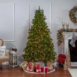 7.5' Monterey Instant Lite Pole Pre-Lit Artificial Christmas Tree -Outdoor Garden Living 49030