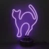 Neonetics Purple Cat Neon Sculpture -Outdoor Garden Living 4CATMM
