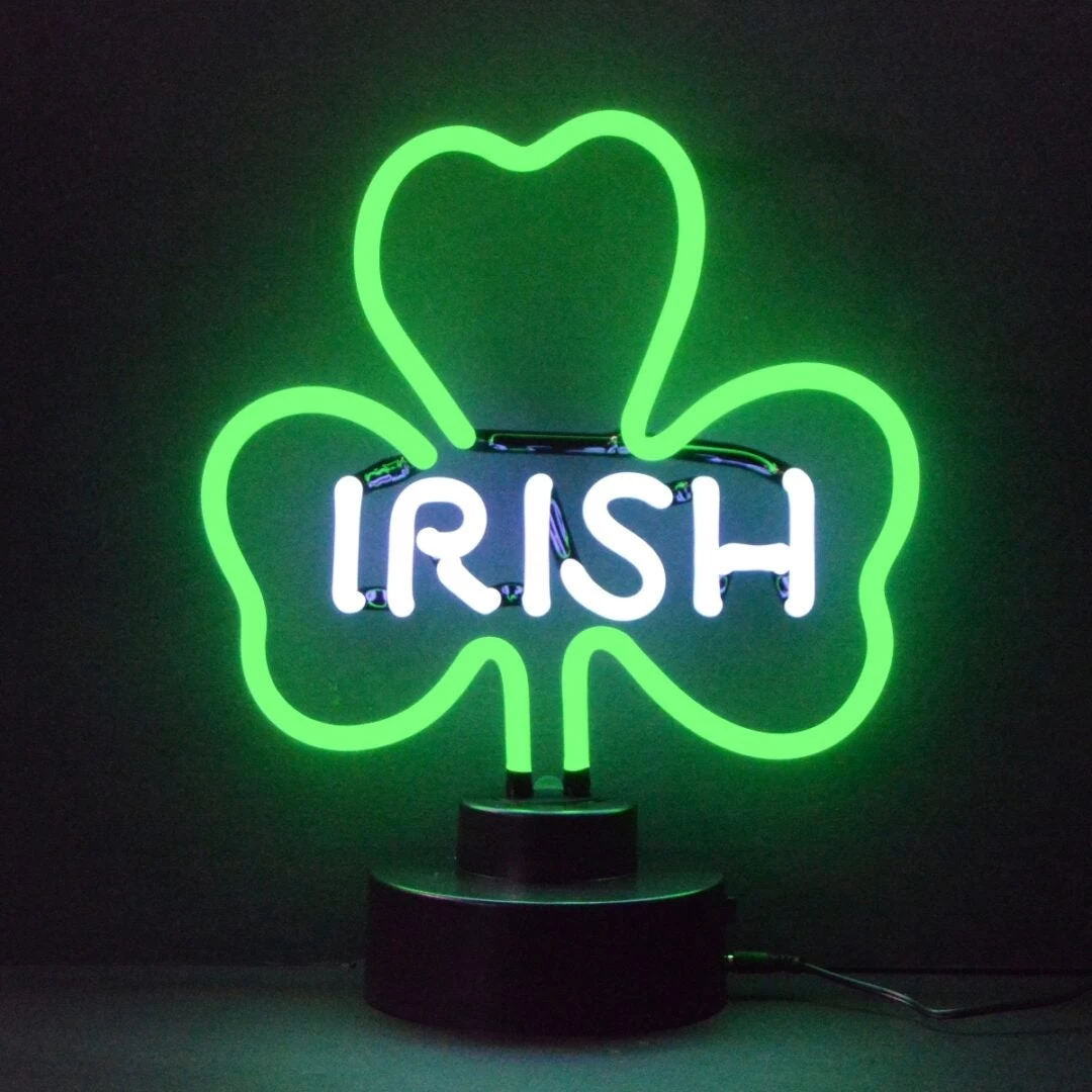 Neonetics Irish Shamrock Neon Sculpture 3 Neonetics Irish Shamrock Neon Sculpture