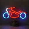 Neonetics Motorcycle Neon Sculpture 2 Neonetics Motorcycle Neon Sculpture -Outdoor Garden Living 4MOTOR