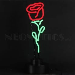 Neonetics Red Rose Neon Sculpture