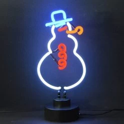 Neonetics Snowman Neon Sculpture