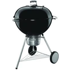 Weber Original Kettle 26" Premium Charcoal Grill -Outdoor Garden Living 505226b8a13d7a2441694218fc776e63