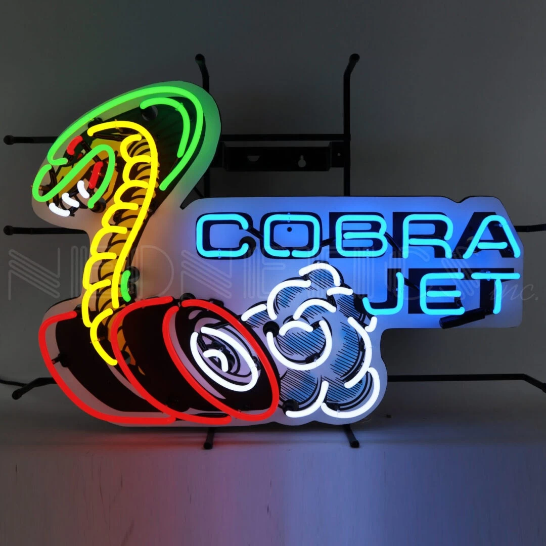 Ford Cobra Jet Neon Sign 3 Ford Cobra Jet Neon Sign