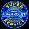 Neonetics Super Chevy Sign With Silkscreen -Outdoor Garden Living 5CHEVYB