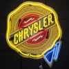 Neonetics Chrysler Badge Neon Sign With Silkscreen